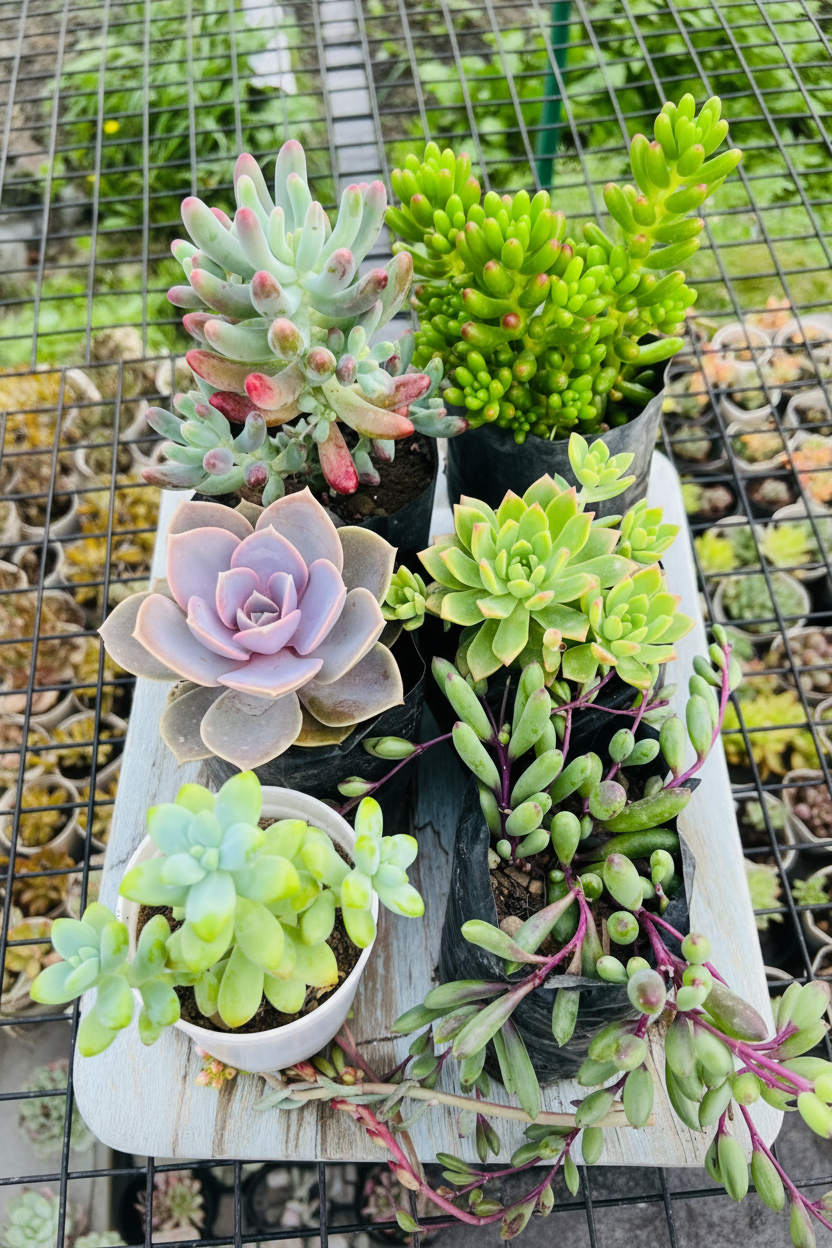 6 Plants Combo Top View