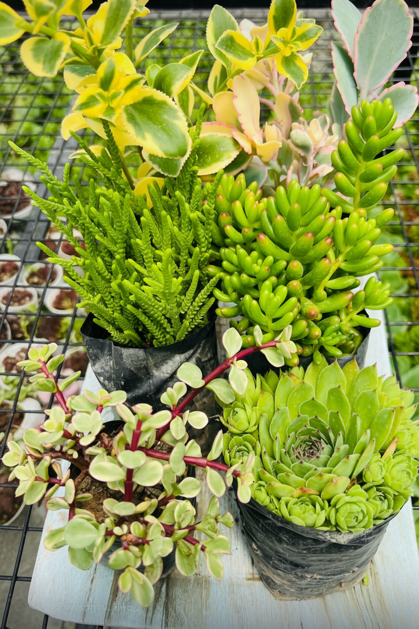 6 Plants Combo Close-up View