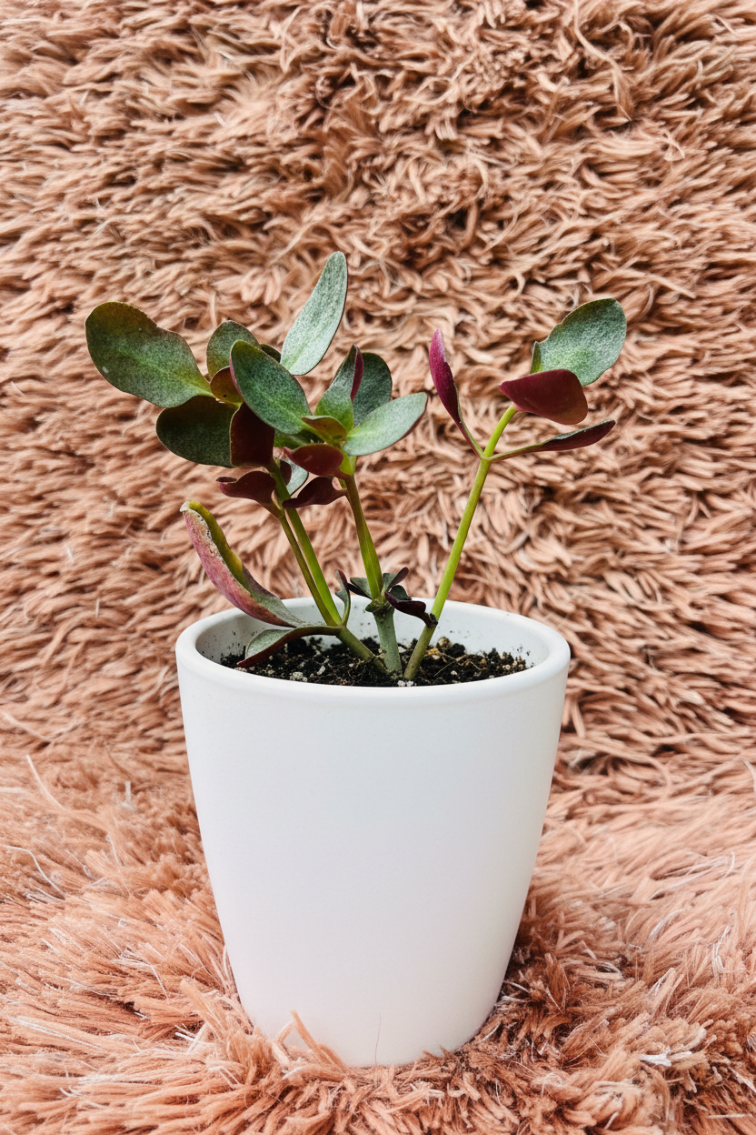 Kalanchoe Fedtschenkoi in Ceramic Pot
